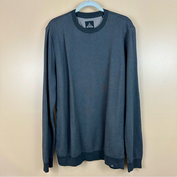 Prana Other - Prana Men’s Gray Crewneck Sweater Large Organic Cotton Minimalist Neutral Basic